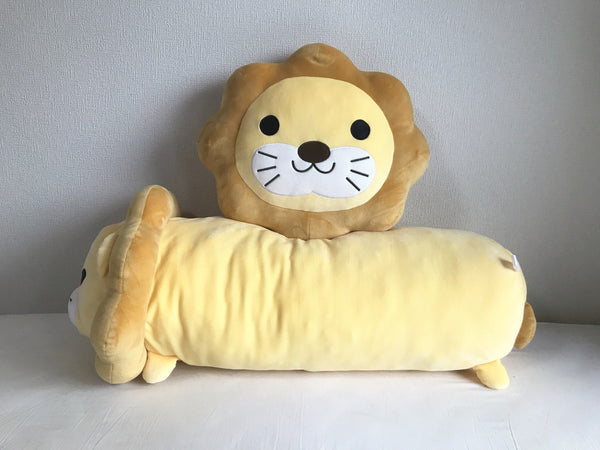 両ライオン抱き枕